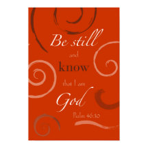 Psalm 46:10 Choose your own color! Customizable