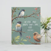 Psalm 46:10 Christian Bible Verse Image  (Standing Front)