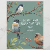 Psalm 46:10 Christian Bible Verse Image  (Front)