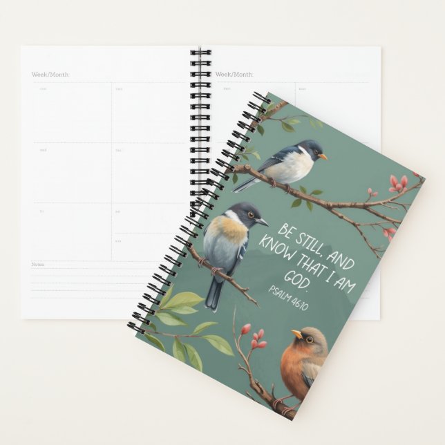 Psalm 46:10 Christian Bible Verse Image  Planner (Display)