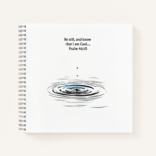 Psalm 46:10 Christian Journal Scripture Notebook