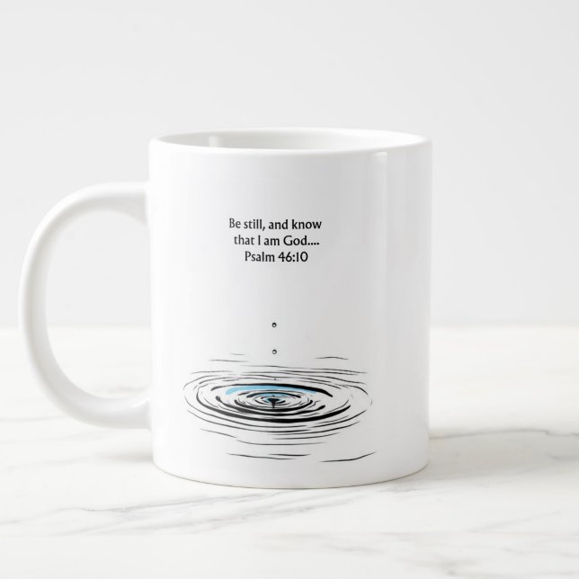 Psalm 46:10 Christian Mug Inspirational Gift (Left)