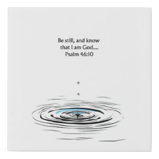 Psalm 46:10 Christian Wall Art Faith Home Decor