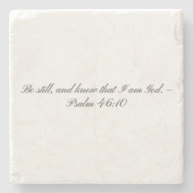 Psalm 46: 10, Gift Coaster