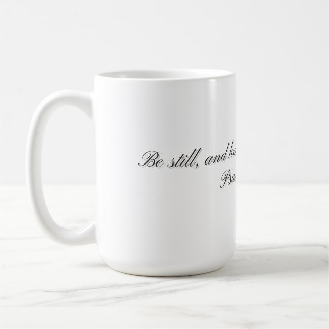 Psalm 46:10,:Gift Mug (Left)