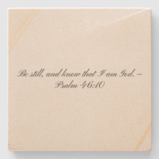 Psalm 46:10, Gift Stone Coaster