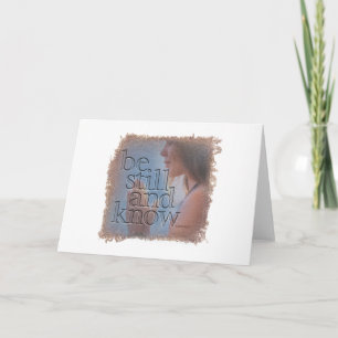 PSALM 46:10 - Greeting Card