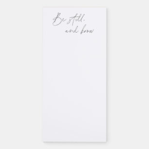 Psalm 46:10 Magnetic Notepad- Be Still and Know Magnetic Notepad
