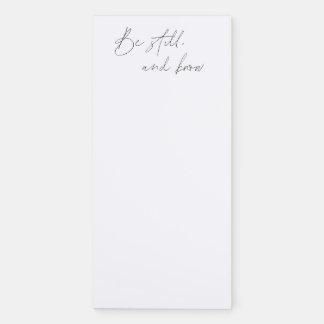 Psalm 46:10 Magnetic Notepad- Be Still and Know Notepad