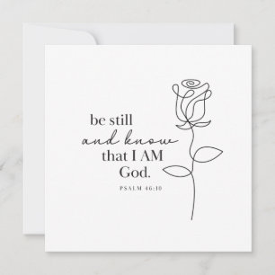 PSALM 46:10 - Personalized Note Card