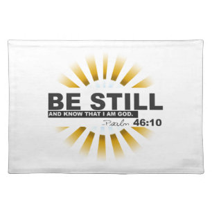 Psalm 46:10 Placemat