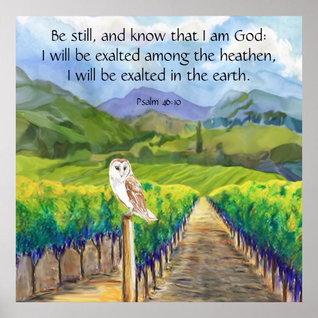 Psalm 46:10  poster (Front)