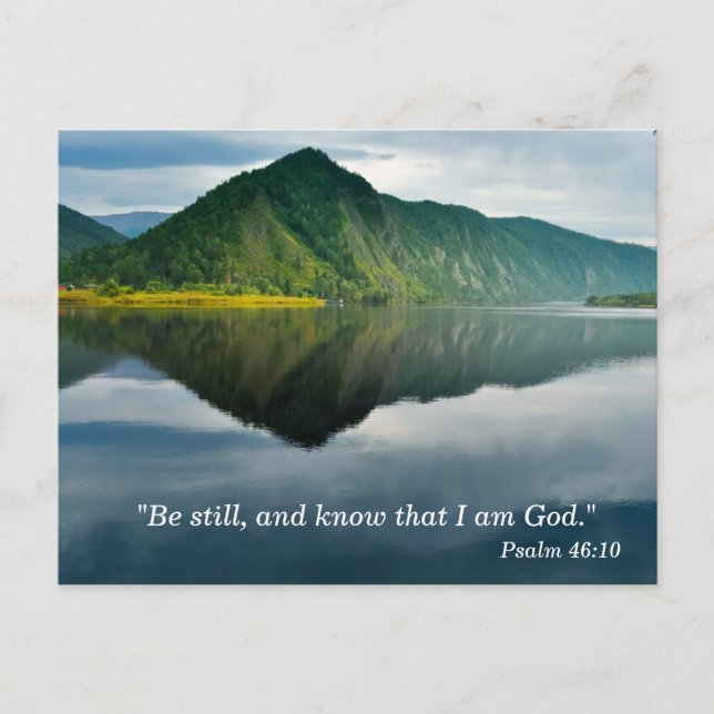 Psalm 46 10 Scripture Memory Card (Front)