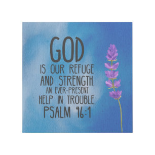 Psalm 46:1 Christian Bible Verse Art