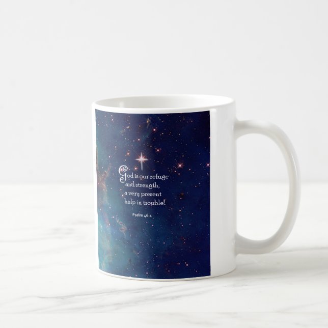 Psalm 46:1 coffee mug (Right)