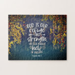 Psalm 46:1 God Is Our Refuge And Strength Jigsaw Puzzle at Zazzle