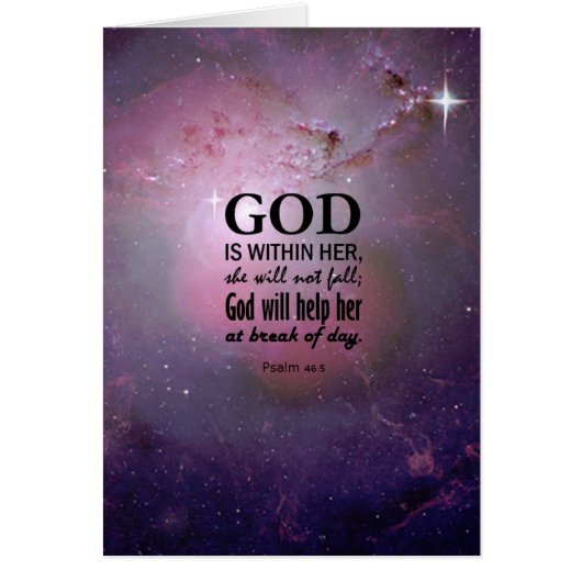 Psalm 46:5 cards (Front)
