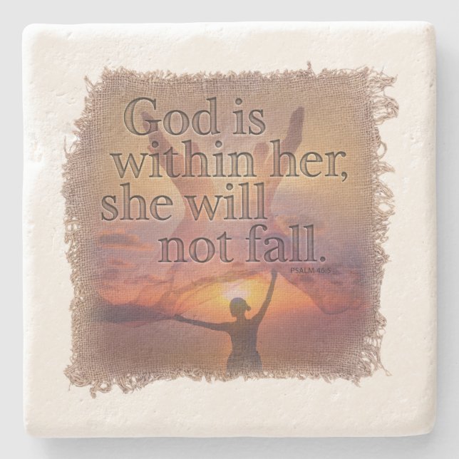PSALM 46:5 - Coaster (Front)