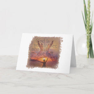 PSALM 46:5 - Greeting Card