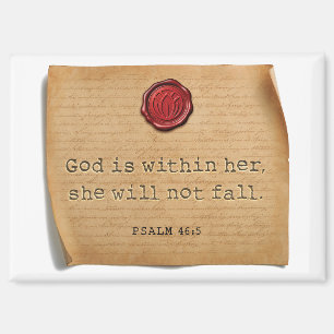 Psalm 46:5 Kitchen Magnet Home Accent