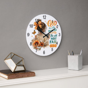 Psalm 46:5...  large clock