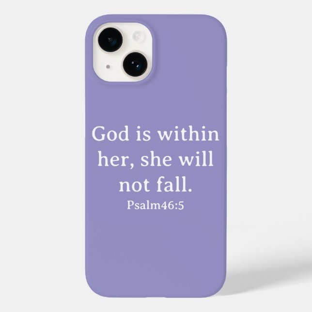 Psalm 46:5 - Phone Case (Back)