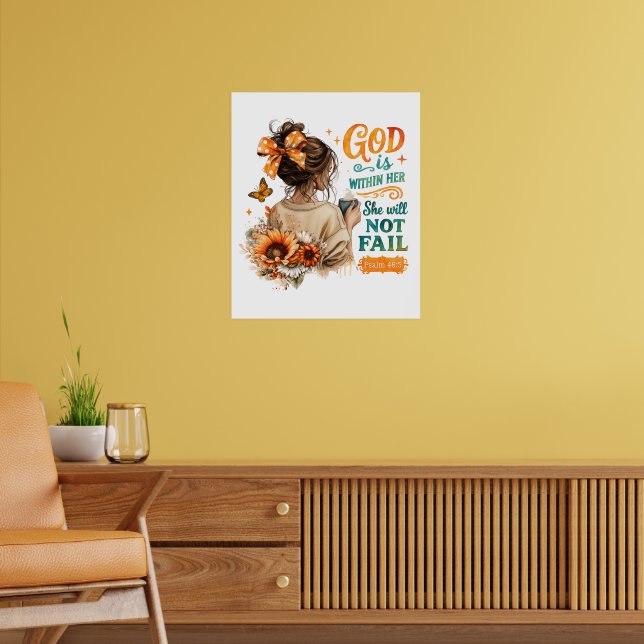 Psalm 46:5...  poster (Living Room 2)