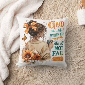Psalm 46:5... throw pillow