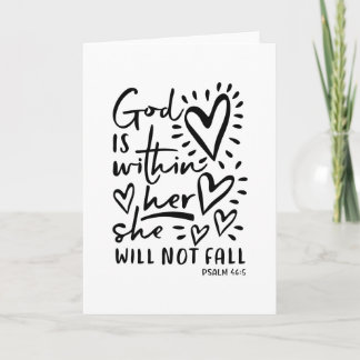 Psalm 46 Greeting Card