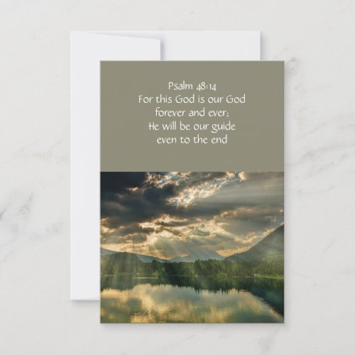 Psalm 4814  Bible Scripture Memorial Christian Invitation