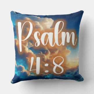 Psalm 4:2 Thrown Pillow Decoration
