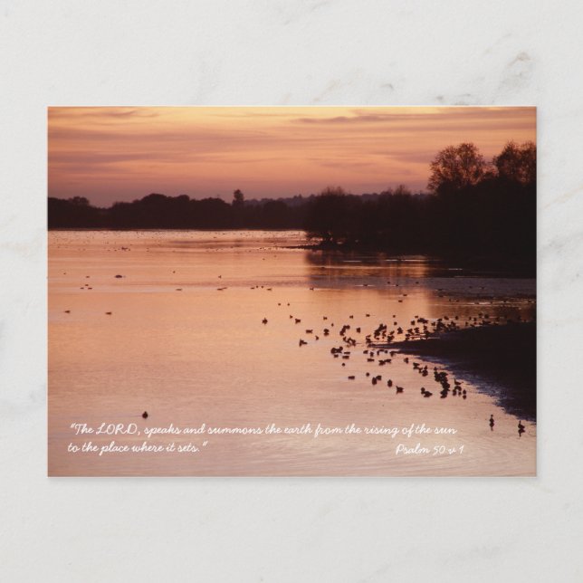 Psalm 50 v 1 postcard (Front)