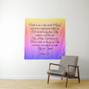 Psalm 51:10-12 tapestry