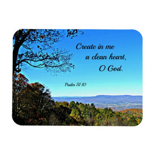 Psalm 5110 Create in me a clean heart Magnet