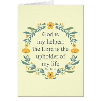 Psalm 54:4 cards