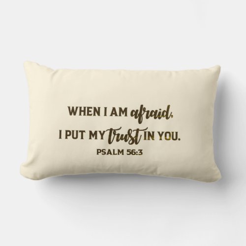 Psalm 563 lumbar pillow