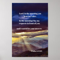 Psalm 5 In The Morning Bible Verse Sunrise