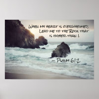 Psalm 61:2 Lead me to the Rock that is Higher