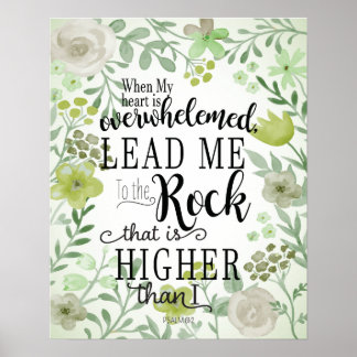Psalm 61:2 poster