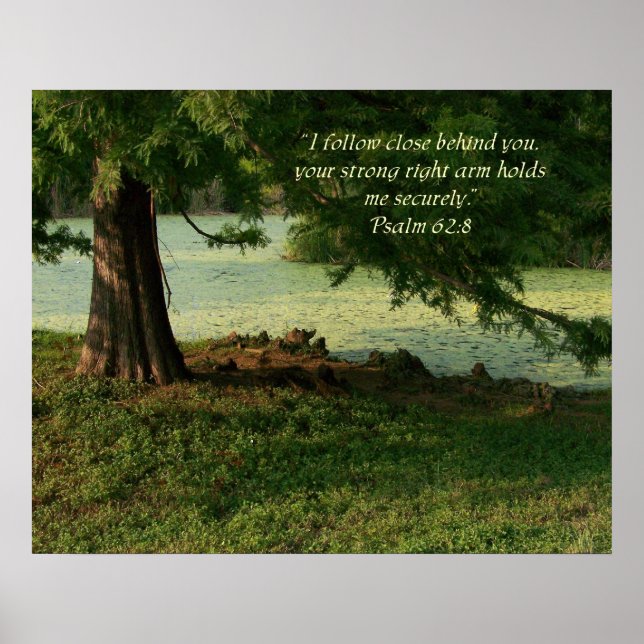 Psalm 62:8 Psalm of encouragement Poster (Front)
