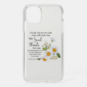 Psalm 63:1 Bible Scripture Chamomile Flowers Speck iPhone 11 Case