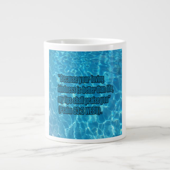 Psalm 63:3 WEBU Mug (Front)