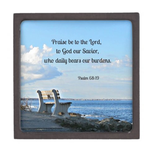 Psalm 6819 Praise be to the Lord to God  Gift Box