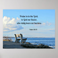 Psalm 68:19 Praise be to the Lord, to God ....