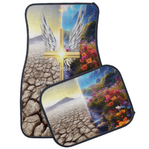Psalm 68 car floor mat