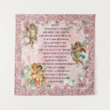 Psalm 70 with image of baby angels