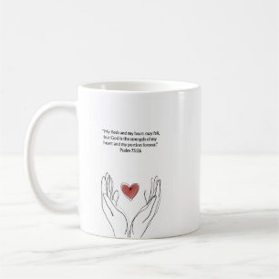 Psalm 73:26 Christian Mug Encouragement Gift