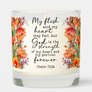 Psalm 73:26 scented candle