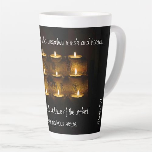 Psalm 79 Candles Latte Mug