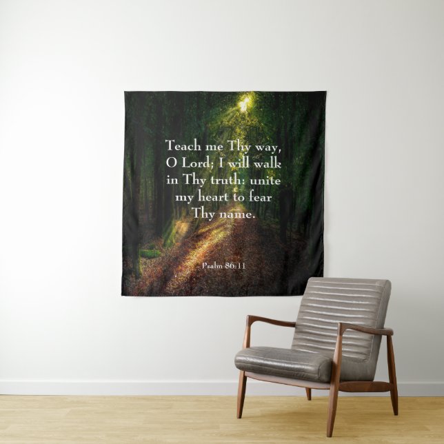 Psalm 86:11   tapestry (In Situ)